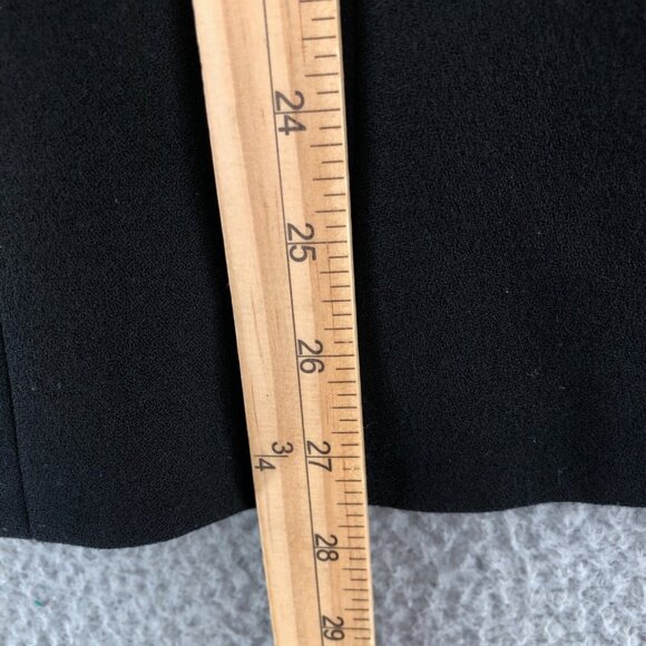 Kasper Blazer Womens 12 Black Leopard Print Velvet Trim Button Up Office Career - Picture 7 of 9